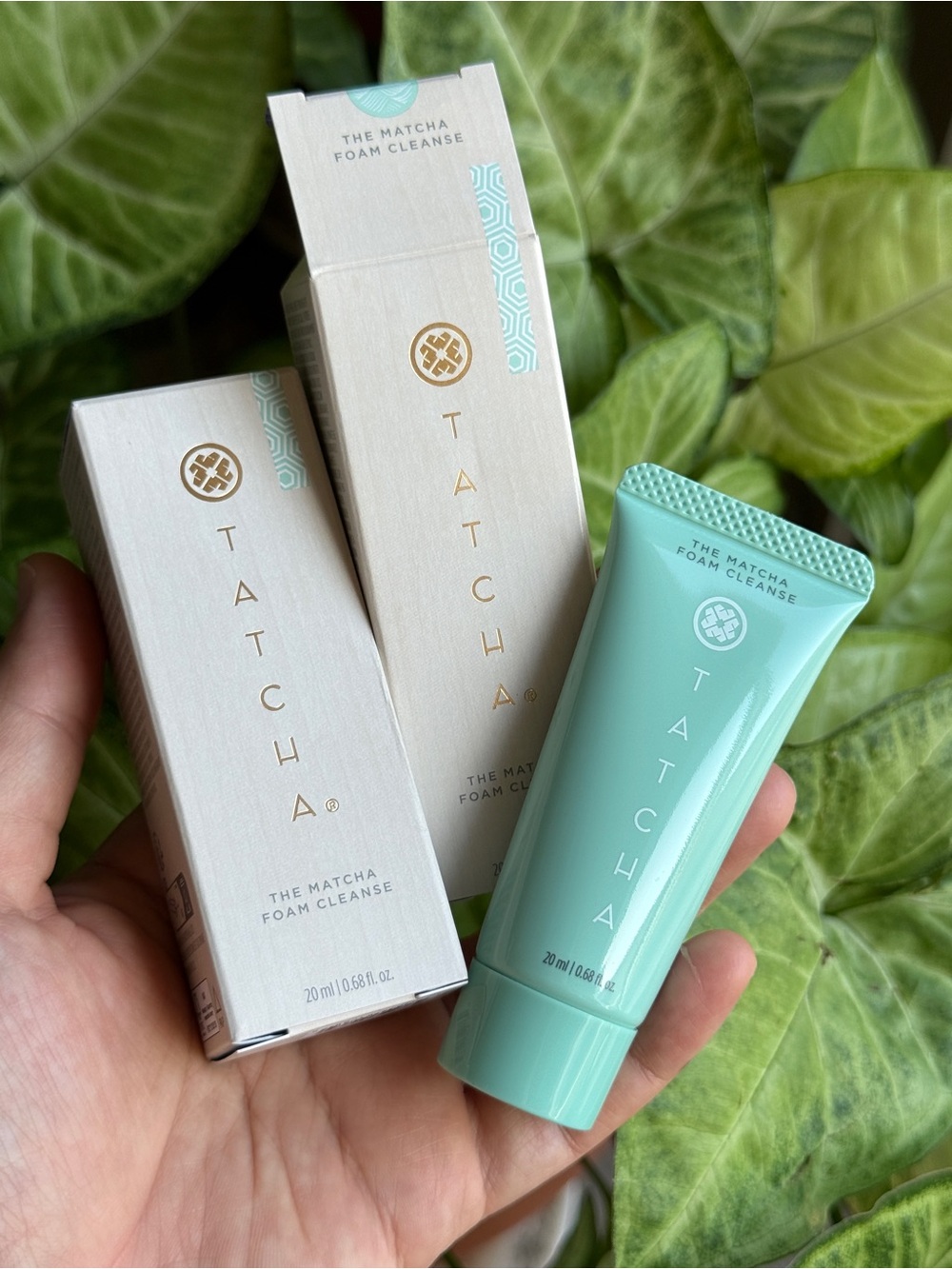 2 PCS TATCHA The Matcha Foam Cleanser – 20ML Each